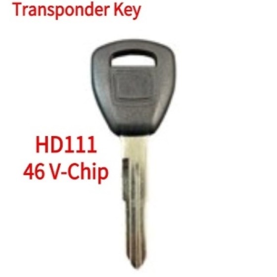 1996-2009 Acura - HD111 Transponder Key (46 V-Chip)(OEM chip )(No logo)